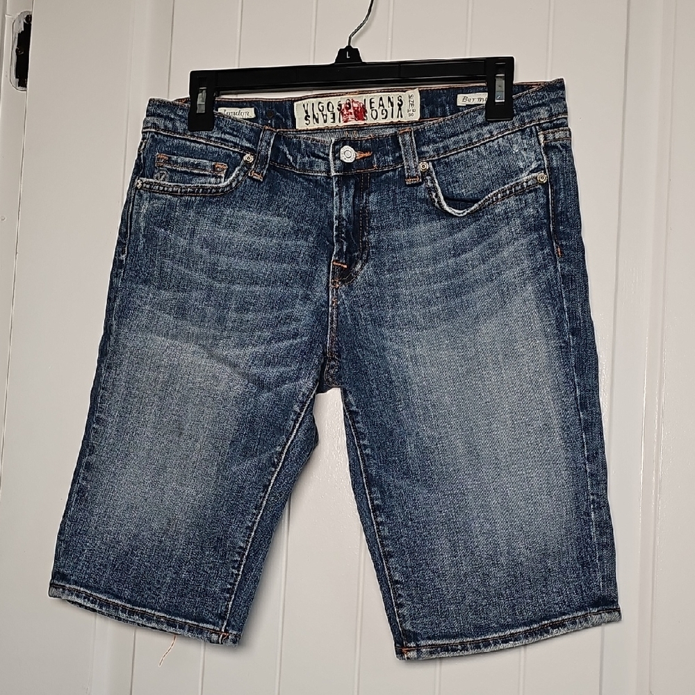 Vigoss 9/10 Blue Denim London Bermuda Jean Shorts